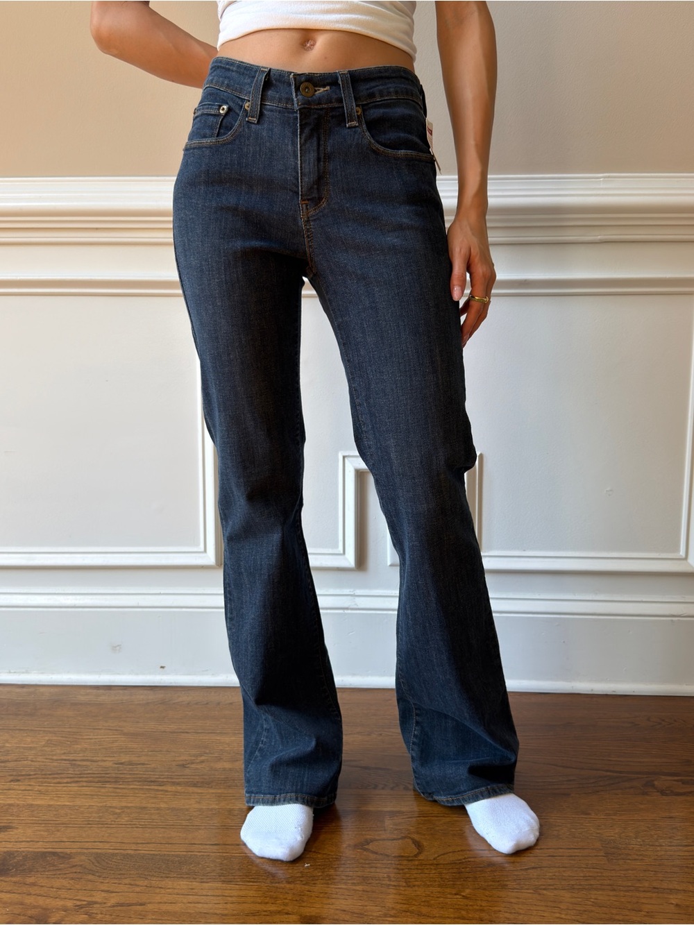 Denizen from Levi's Dark Blue Wide Leg Jeans